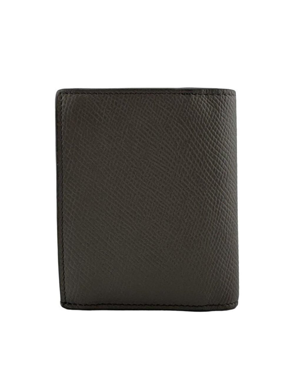 Celine Leather Pebble Bifold Wallet Gray